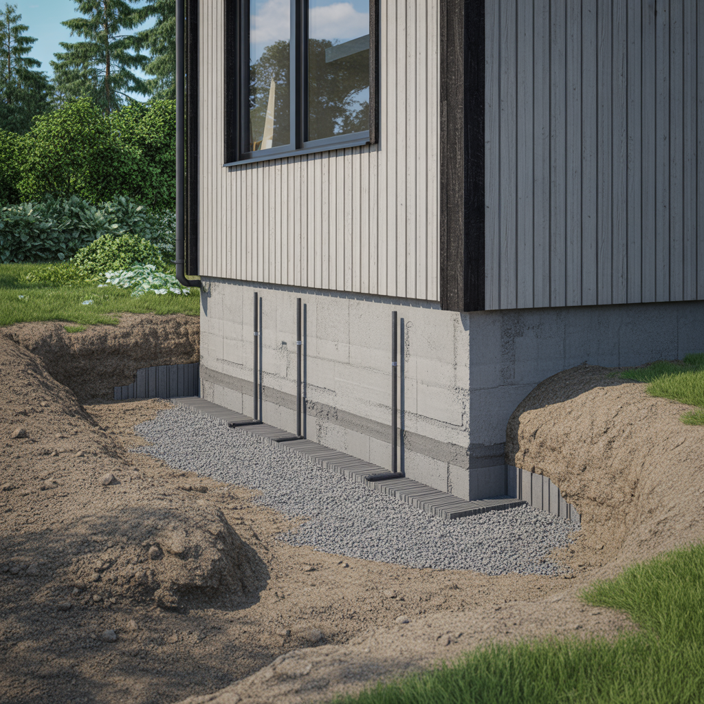 8.Dranering av husgrunden hur fungerar det och varfor ar det viktigt