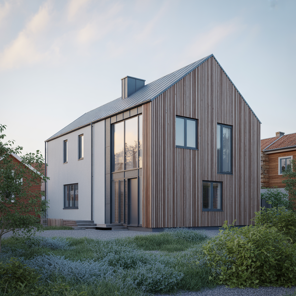 9.For och nackdelar med staende vs liggande panel pa fasaden