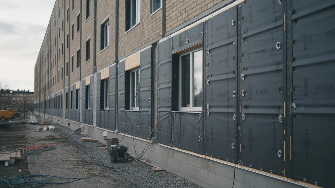 Tilläggsisolering av fasad & yttervägg i Vällingby & Stockholm